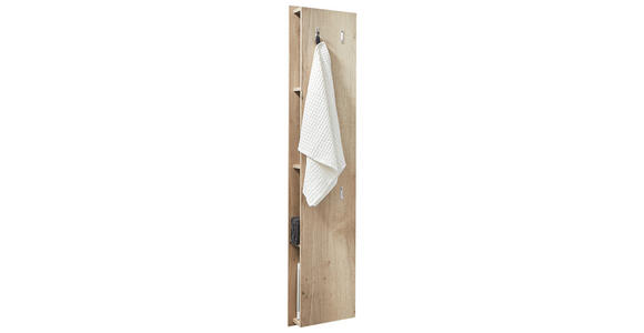 BADEZIMMERREGAL 30/160/15 cm  - Eichefarben, MODERN, Holzwerkstoff (30/160/15cm) - Novel