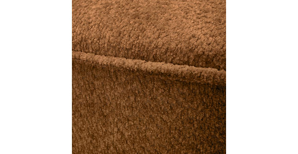 ECKSOFA in Chenille Rostfarben  - Rostfarben/Schwarz, KONVENTIONELL, Kunststoff/Textil (193/233cm) - Carryhome