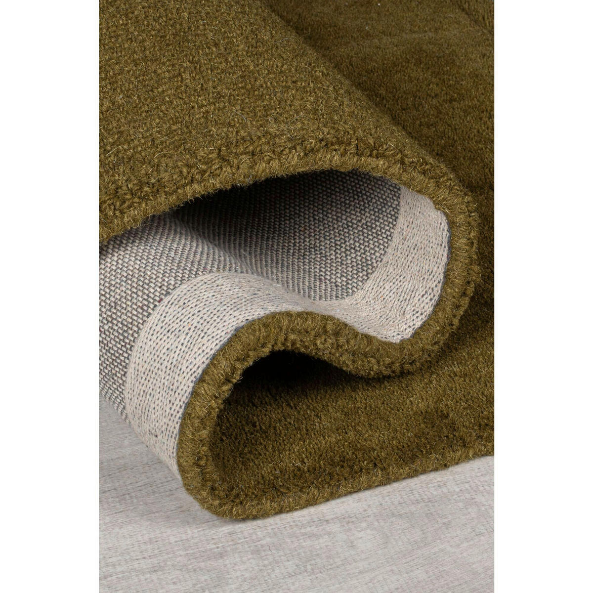 HANDWEBTEPPICH 120/170 cm CHECKERBOARD Grün  - Grün, KONVENTIONELL, Textil (120/170cm)