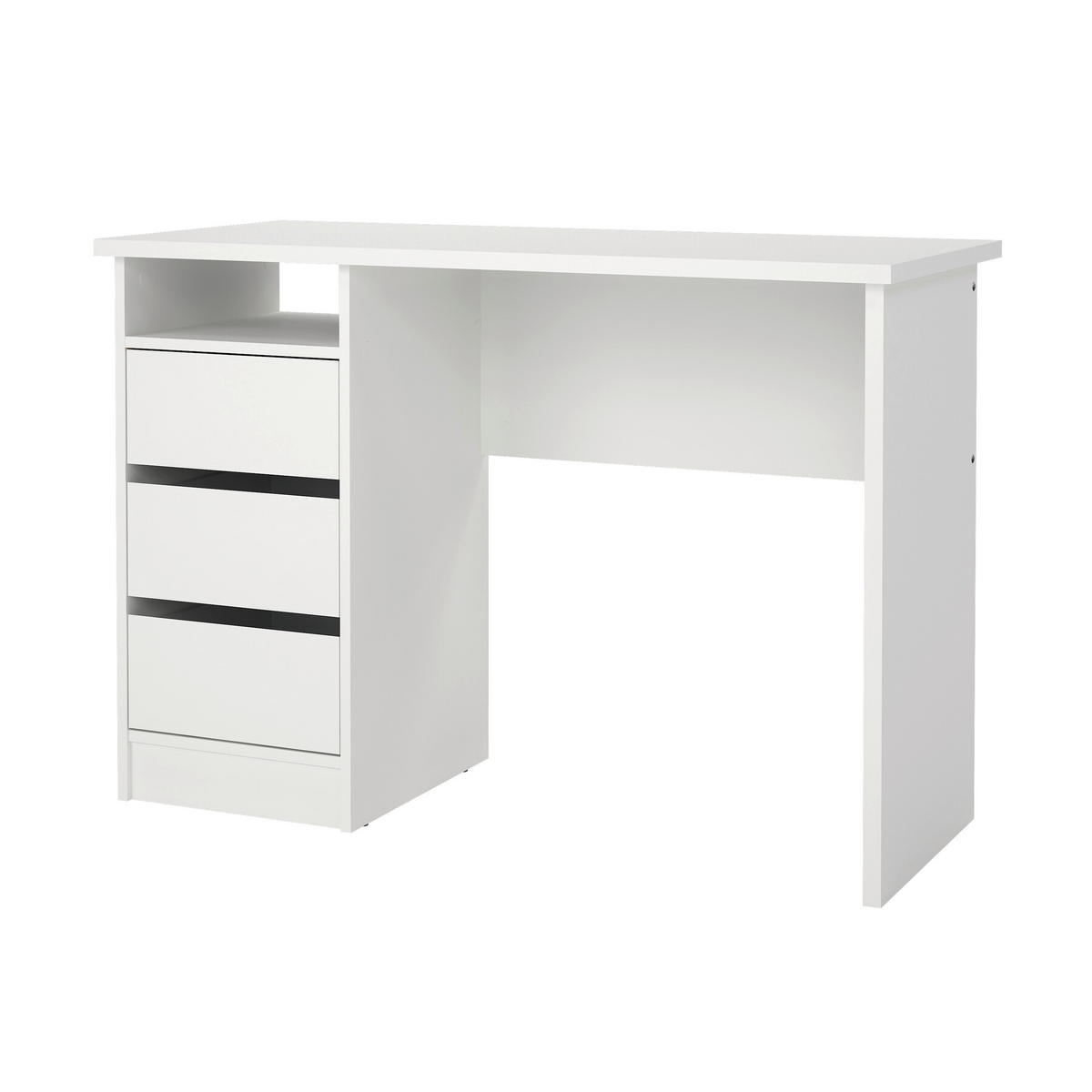 SCHREIBTISCH 110/48,5/76 cm  in Weiß  - Weiß, MODERN, Holzwerkstoff (110/48,5/76cm) - MID.YOU