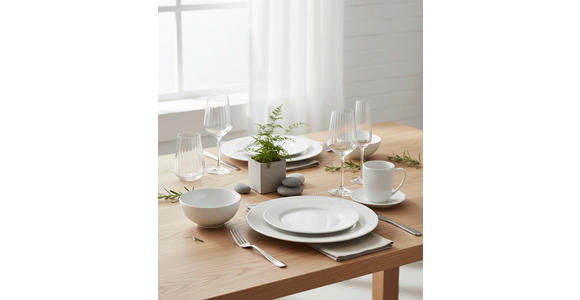 KOMBISERVICE NELE 24-teilig  - Weiß, KONVENTIONELL, Keramik - Landscape