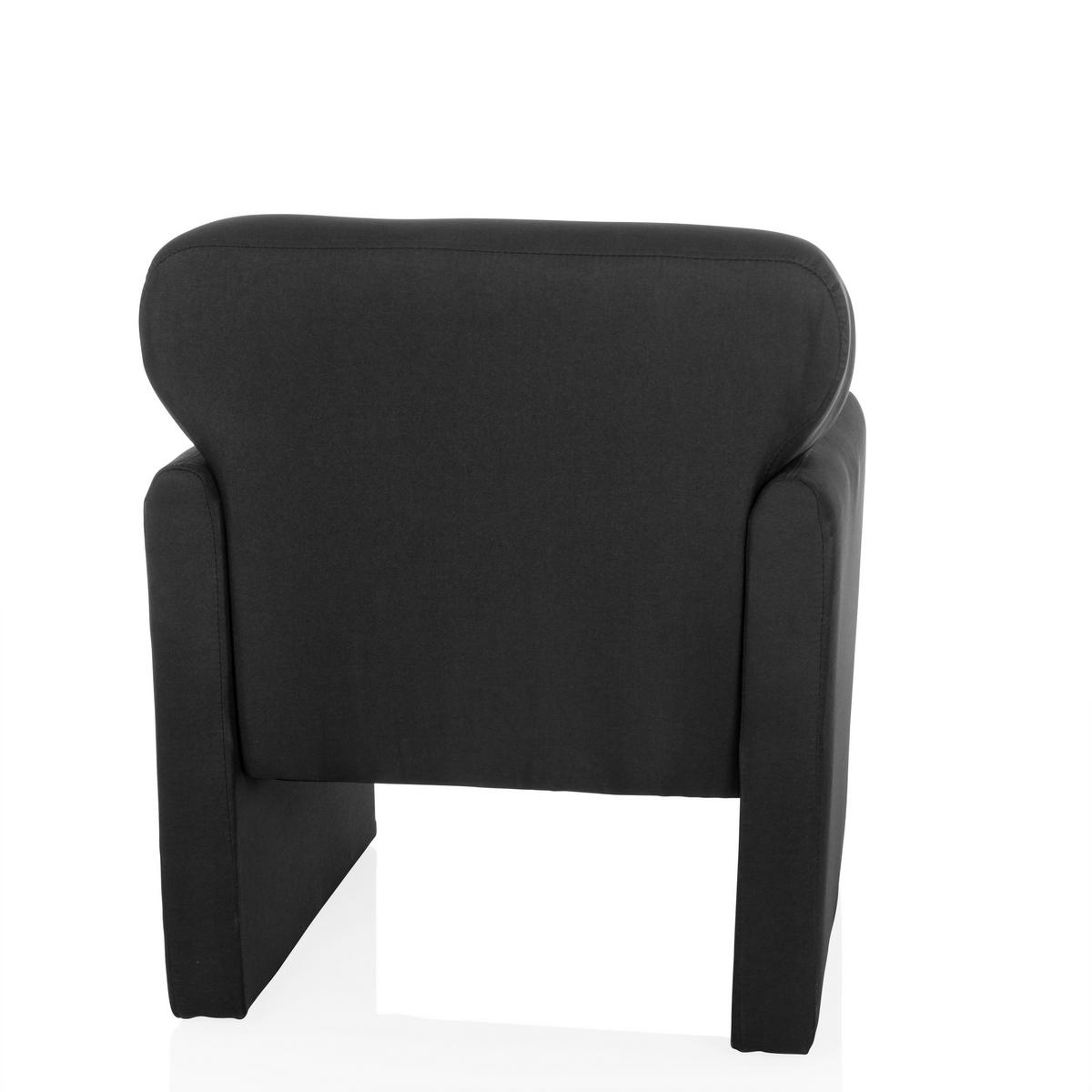 LOUNGEFÅTÖLJ  - svart, Modern, textil (66/77/74cm) - MID.YOU