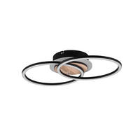LED-DECKENLEUCHTE    46,5/28,/8,5 cm  - Braun, Basics, Kunststoff (46,5/28,/8,5cm)