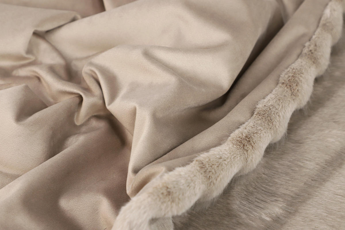 PLAID COUTURE 130/170 cm  - Taupe/Beige, Design, Textil (130/170cm) - Musterring