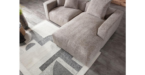 ECKSOFA  in Chenille Braun  231/178 cm  - Schwarz/Braun, MODERN, Kunststoff/Textil (231/178cm) - Carryhome