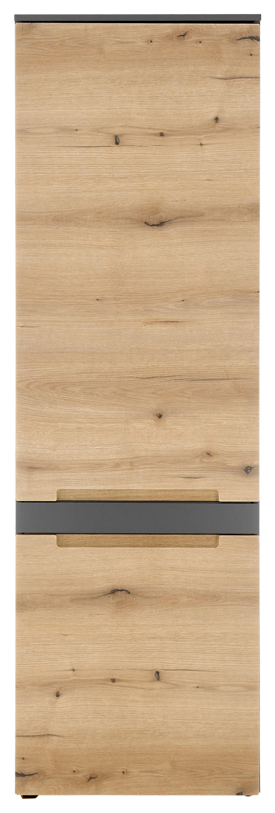 Garderobenschrank Petra Taylor  in 60/192/38 cm  - Eichefarben/Anthrazit, Design, Holzwerkstoff/Kunststoff (60/192/38cm) - Livetastic