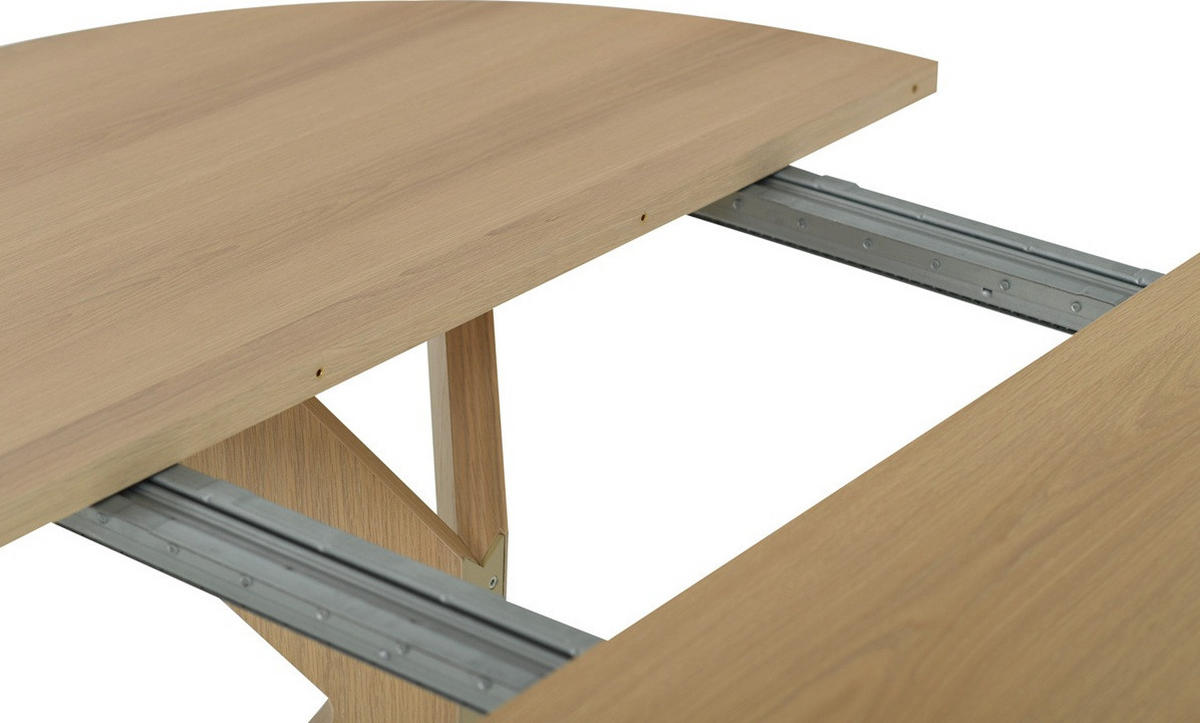 MATBORD ek Bianco rund  utdragbar, finns i olika storlekar, finns i olika trädekorer  - ek Bianco, Design, trä (130-180/130/75cm) - Best Price