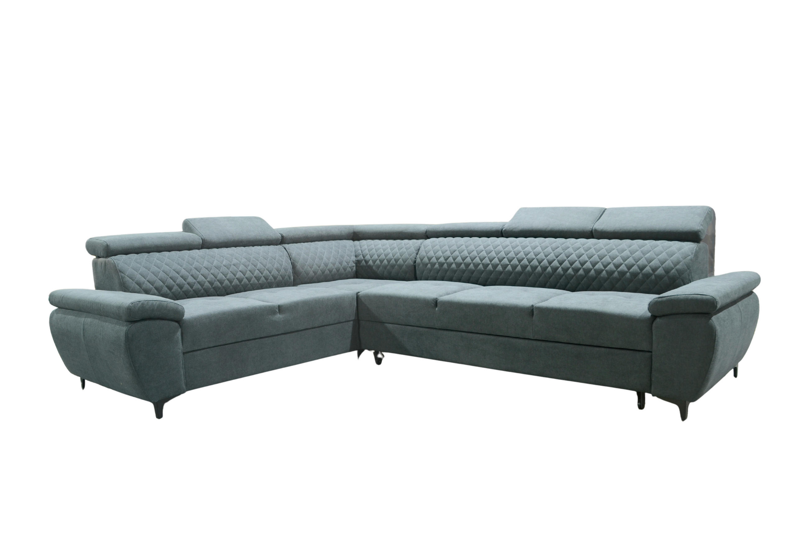 SJEDEĆA GARNITURA drvo, tekstil  tamno siva   - tamno siva/crna, Moderno, drvo/tekstil (311/248cm) - Hom`in