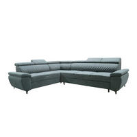 SJEDEĆA GARNITURA drvo, tekstil  tamno siva   - tamno siva/crna, Moderno, drvo/tekstil (311/248cm) - Hom`in