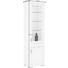 VITRINE in furniert, massiv Kirschbaum, Linde Creme - Silberfarben/Creme, LIFESTYLE, Glas/Holz (62/42/213cm) - Selva VITRINE in furniert, massiv Kirschbaum, Linde Creme - Silberfarben/Creme, LIFESTYLE, Glas/Holz (62/42/213cm) - Selva