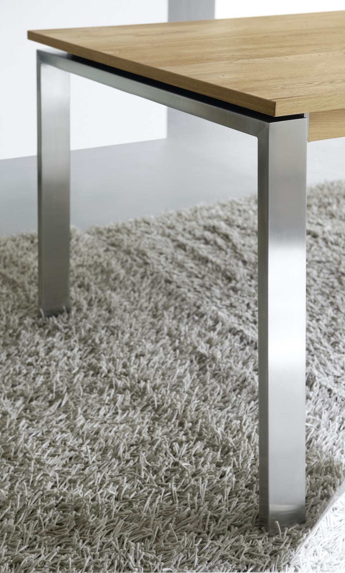 ESSTISCH in Holz, Metall, Holzwerkstoff 190/100/75 cm  - Edelstahlfarben/Eichefarben, Konventionell, Holz/Holzwerkstoff (190/100/75cm) - Venjakob