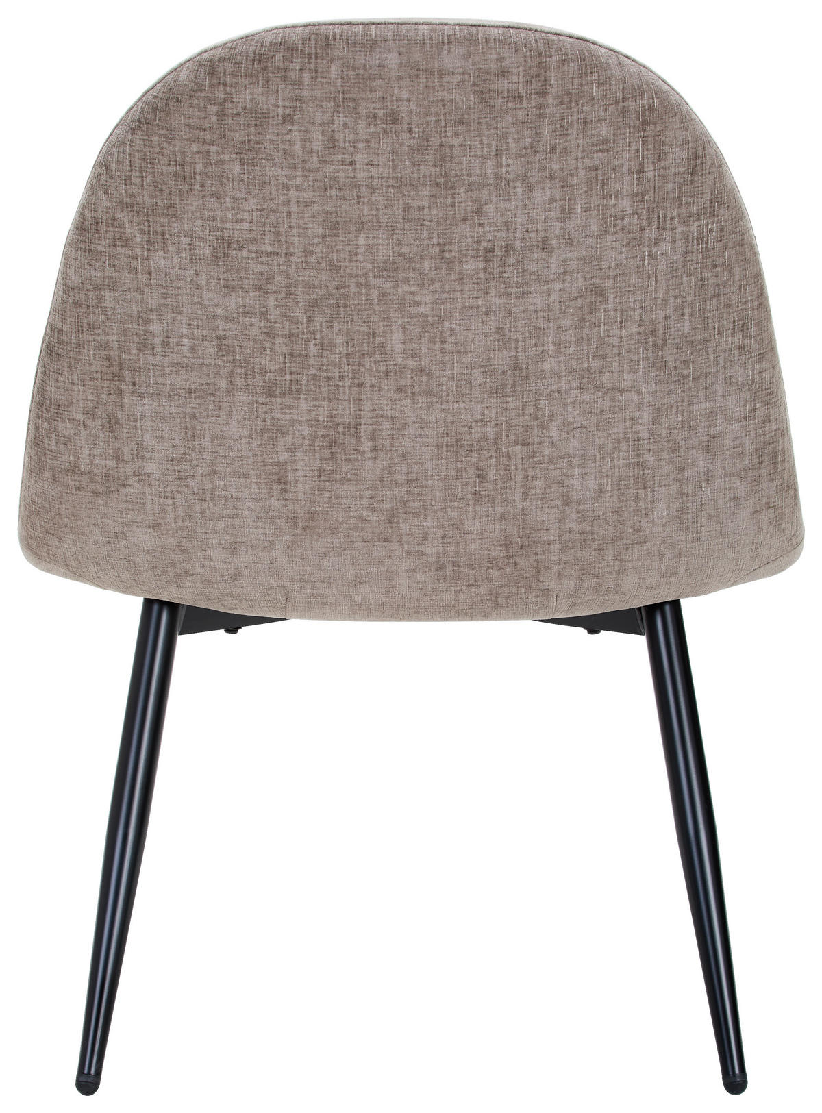 SESSEL Chenille Schwarz, Taupe    - Taupe/Schwarz, Design, Holz/Textil (63/82/74cm) - Livetastic
