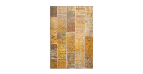 FLACHWEBETEPPICH 75/150 cm Faye 525 Gold Goldfarben  - Goldfarben, Basics, Textil (75/150cm) - Novel