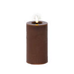 LED-KERZE 7/15 cm  - Dunkelbraun, Basics, Kunststoff/Paraffin (7/15cm) - Ambia Home