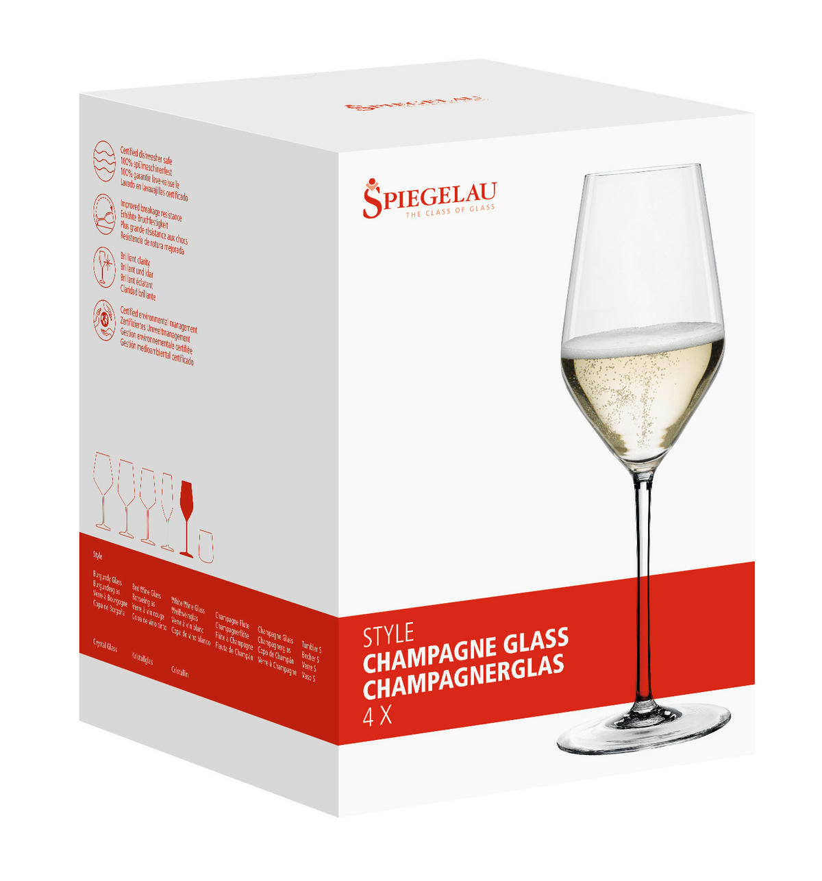 GLÄSERSET   - Basics, Glas (16,8/23,2/16,8cm) - Spiegelau