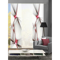 PANELOVÝ ZÁVĚS, 60/245 cm - červená, Basics, textil (60/245cm)