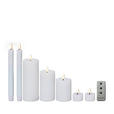 LED-KERZE  - Weiß, Basics, Kunststoff/Paraffin - Ambia Home