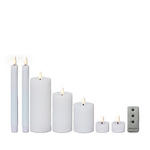 LED-KERZE  - Weiß, Basics, Kunststoff/Paraffin - Ambia Home