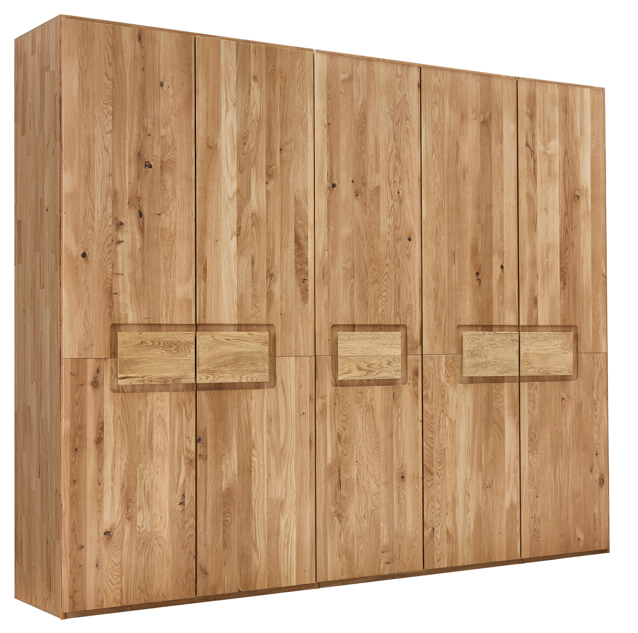 DREHTÜRENSCHRANK  in Eichefarben  - Eichefarben, MODERN, Holz (252/223/62cm) - MID.YOU