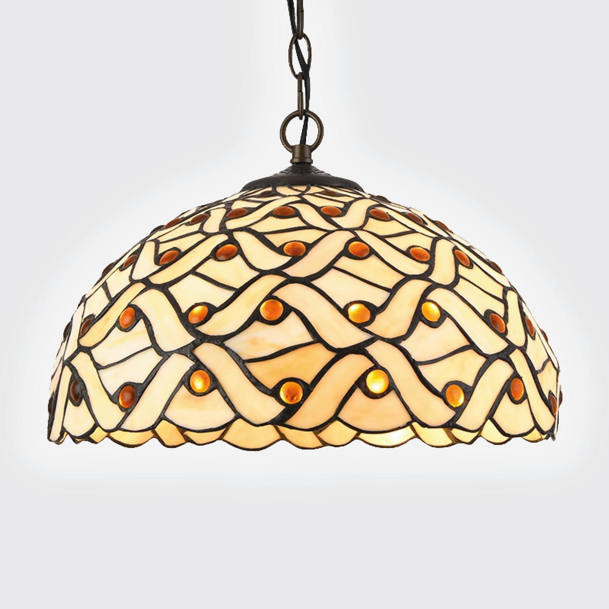 FÜGGŐLÁMPA 40/120/40 cm  - többszínű, Basics, Üveg (40/120/40cm)