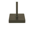 AKKU-TISCHLEUCHTE Lino 10/38 cm  - Grau, Design, Kunststoff/Metall (10/38cm) - Novel