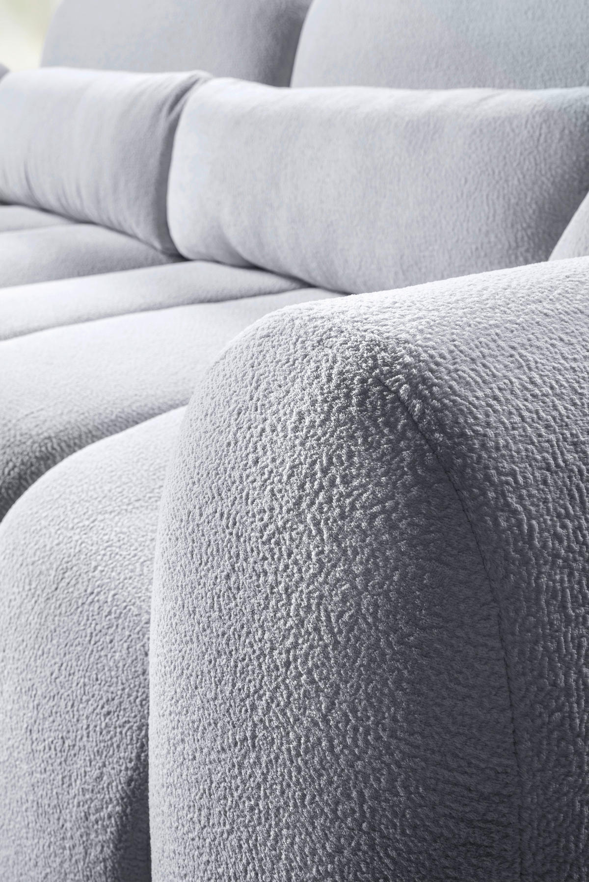 SCHLAFSOFA  mit Webstoff Grau  - Schwarz/Grau, KONVENTIONELL, Kunststoff/Textil (262/93/117cm) - Carryhome