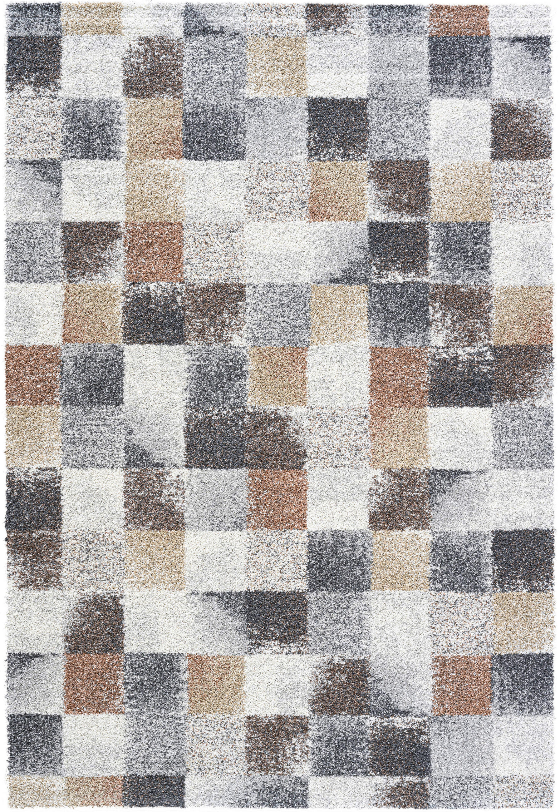 WEBTEPPICH 160/230 cm Mehari Goldfarben, Dunkelgrau, Terracotta  - Dunkelgrau/Goldfarben, KONVENTIONELL, Kunststoff/Textil (160/230cm)
