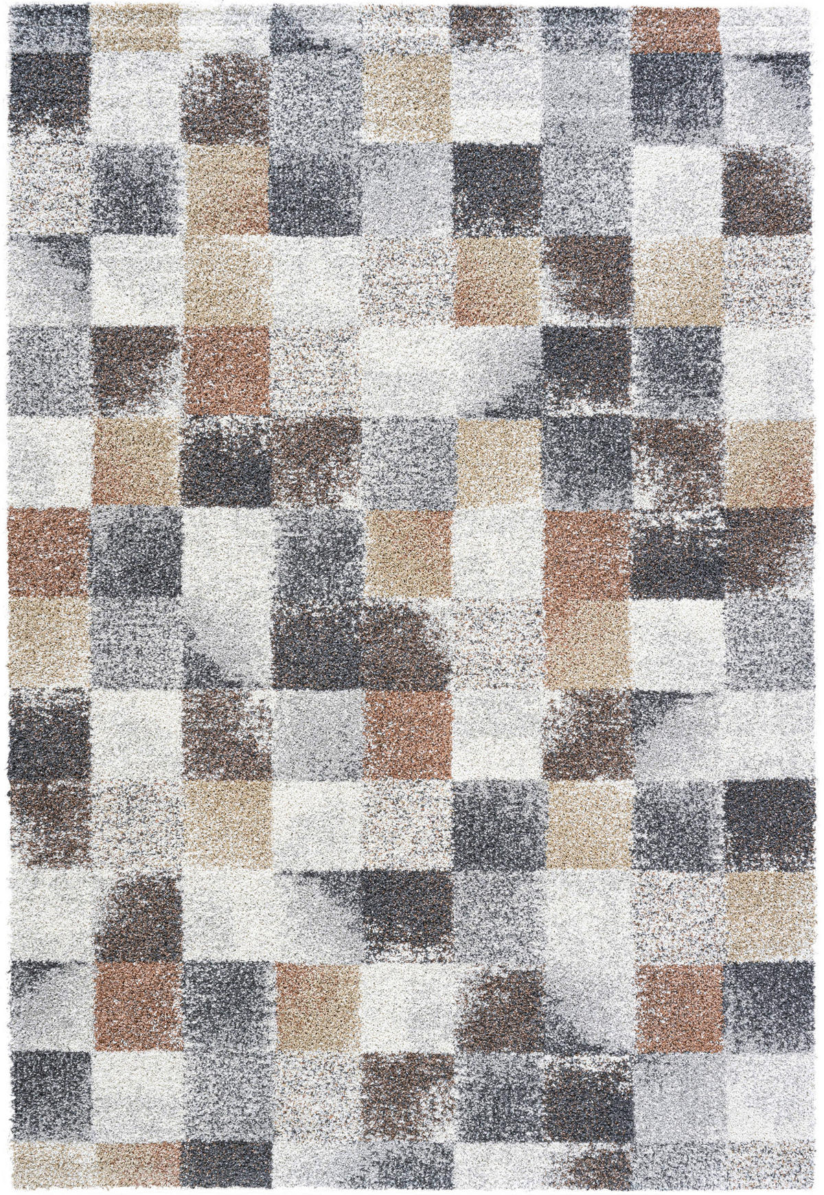 WEBTEPPICH 133/195 cm Mehari Goldfarben, Dunkelgrau, Terracotta  - Dunkelgrau/Goldfarben, KONVENTIONELL, Kunststoff/Textil (133/195cm) - Novel