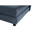 SCHLAFSOFA Taras  mit Stoffauswahl Webstoff Blau  - Blau/Schwarz, Design, Kunststoff/Textil (197/77/81cm) - Xora