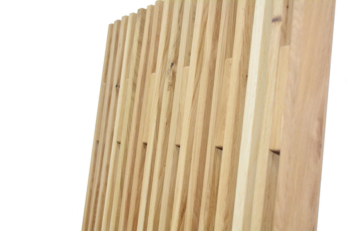 GARDEROBENPANEEL  in 66/120/5,5 cm  - Eichefarben, Natur, Holz (66/120/5,5cm) - Linea Natura