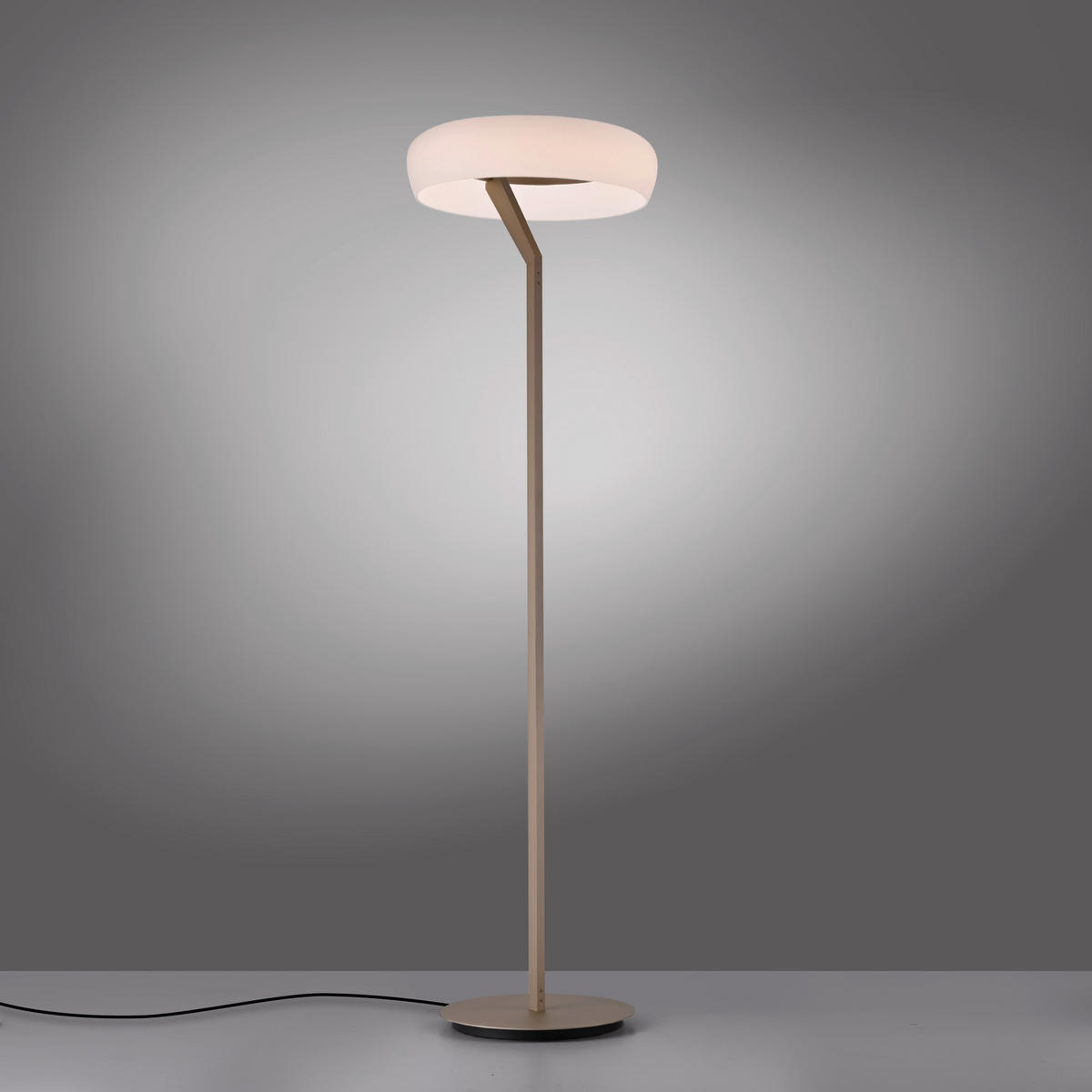 LED-STEHLEUCHTE - Bronzefarben, Basics, Glas/Metall (51,3/51,3/180cm) - Paul Neuhaus