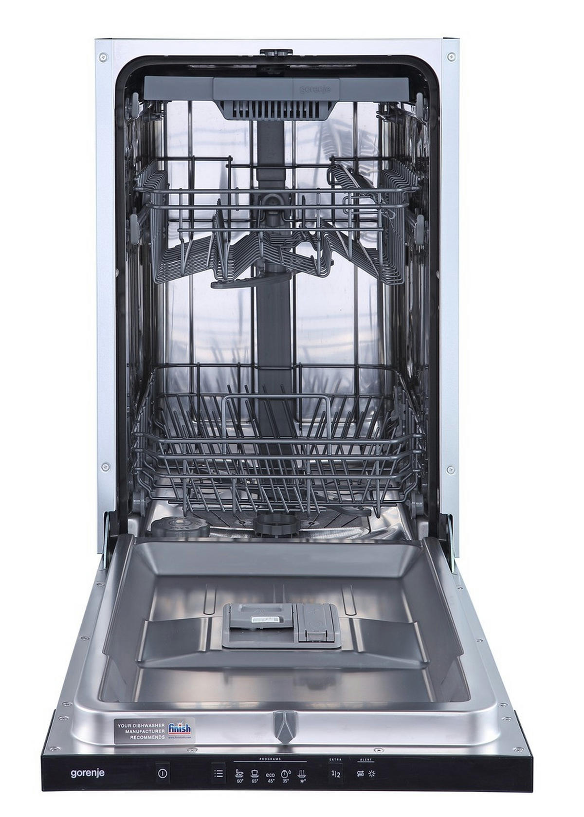 GESCHIRRSPÜLER GV520E10  - Edelstahlfarben/Schwarz, Basics, Metall (44,8/81,5/55cm) - Gorenje