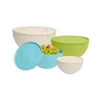 Set Recipiente Alimentare   - turcoaz/crem, Basics, plastic - Homeware Profession.