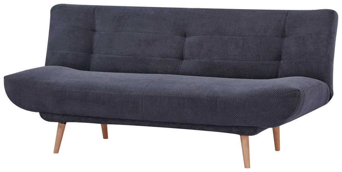 SCHLAFSOFA in Cord Dunkelgrau  - Dunkelgrau/Naturfarben, Design, Holz/Textil (188/88/86cm) - MID.YOU