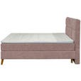 BOXSPRINGBETT 180/200 cm  in Altrosa  - Eichefarben/Altrosa, KONVENTIONELL, Holz/Textil (180/200cm) - Carryhome