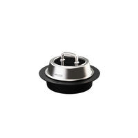BRÄTER TEPPANYAKI 4 L  - Edelstahlfarben/Schwarz, Basics, Glas/Metall (35,7/36/14,5cm) - Am Cook