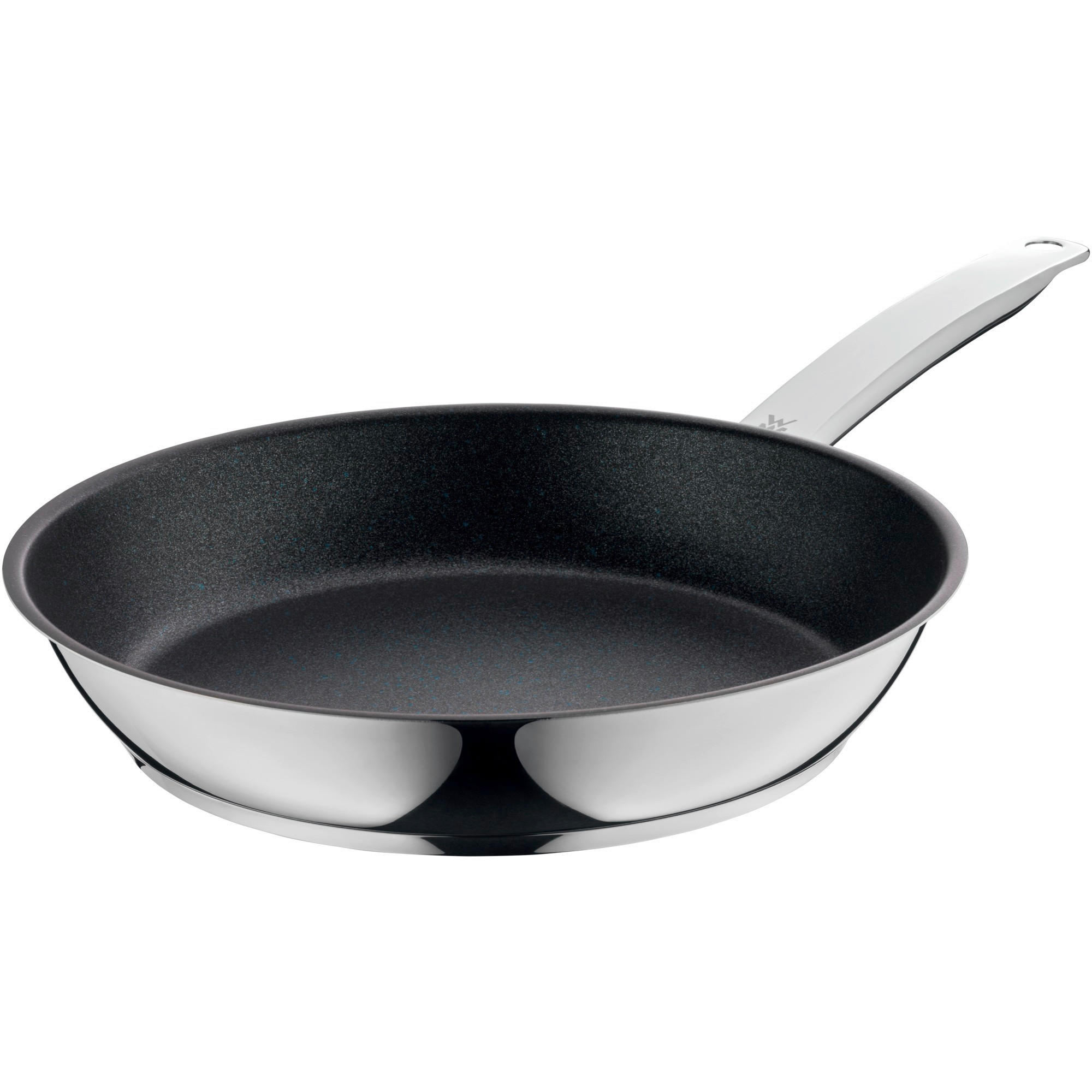 BRATPFANNE 28 cm  - Silberfarben/Schwarz, Basics, Metall (28cm) - WMF