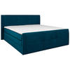 BOXSPRINGBETT 180/200 cm  in Petrol  - Petrol/Schwarz, KONVENTIONELL, Kunststoff/Textil (180/200cm) - Boxxx