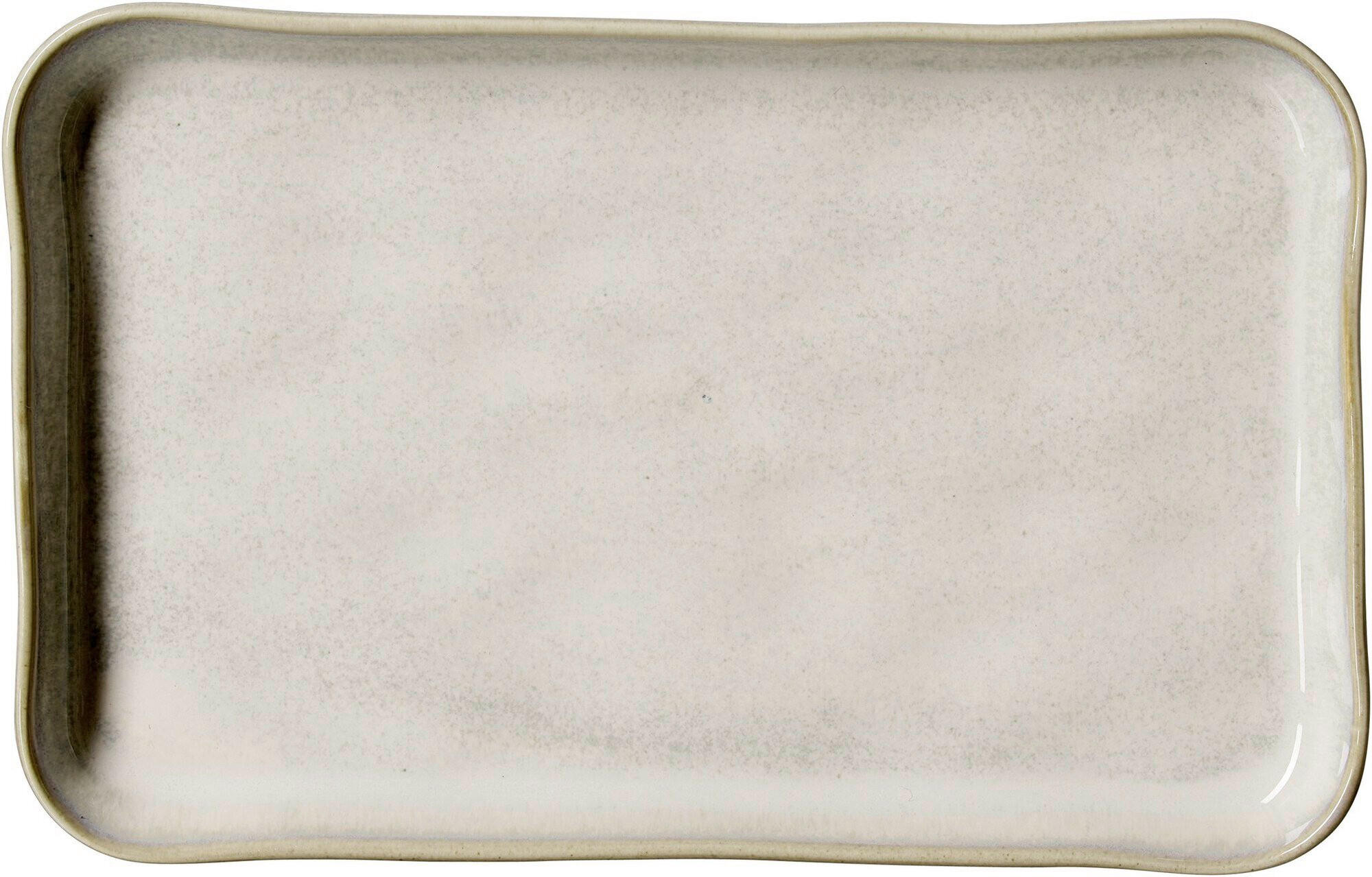 KROŽNIK ZA PREDJED  Troms      19,5/12/2 cm    - peščene barve, keramika (19,5/12/2cm) - Ritzenhoff Breker