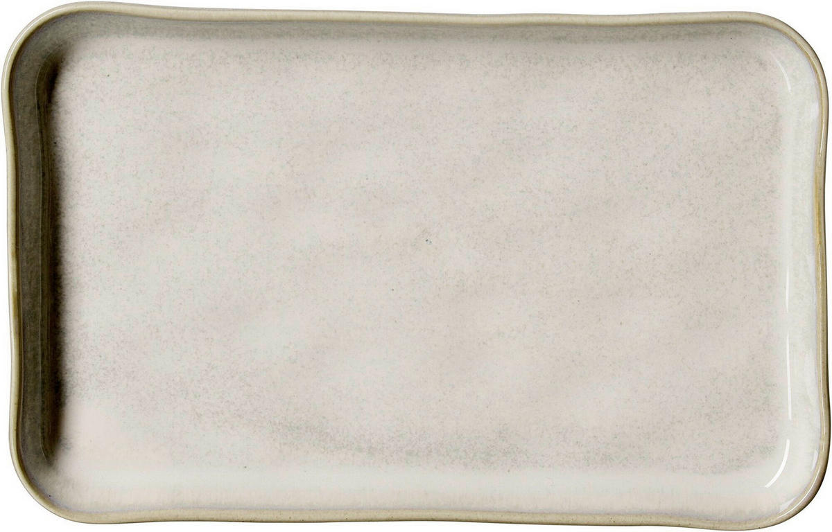 KROŽNIK ZA PREDJED  Troms      19,5/12/2 cm    - peščene barve, keramika (19,5/12/2cm) - Ritzenhoff Breker