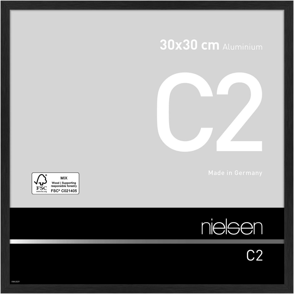 RAHMEN - Schwarz, Basics, Metall (31,54/31,54/2,5cm) - Nielsen