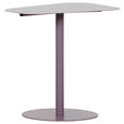 BEISTELLTISCH 50/38/50 cm Lila organisch  - Lila, Design, Metall (50/38/50cm) - Landscape