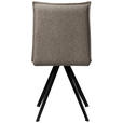 STUHL Webstoff Schwarz, Taupe Buche massiv  - Taupe/Schwarz, Basics, Holz/Textil (46/91/61cm) - Carryhome