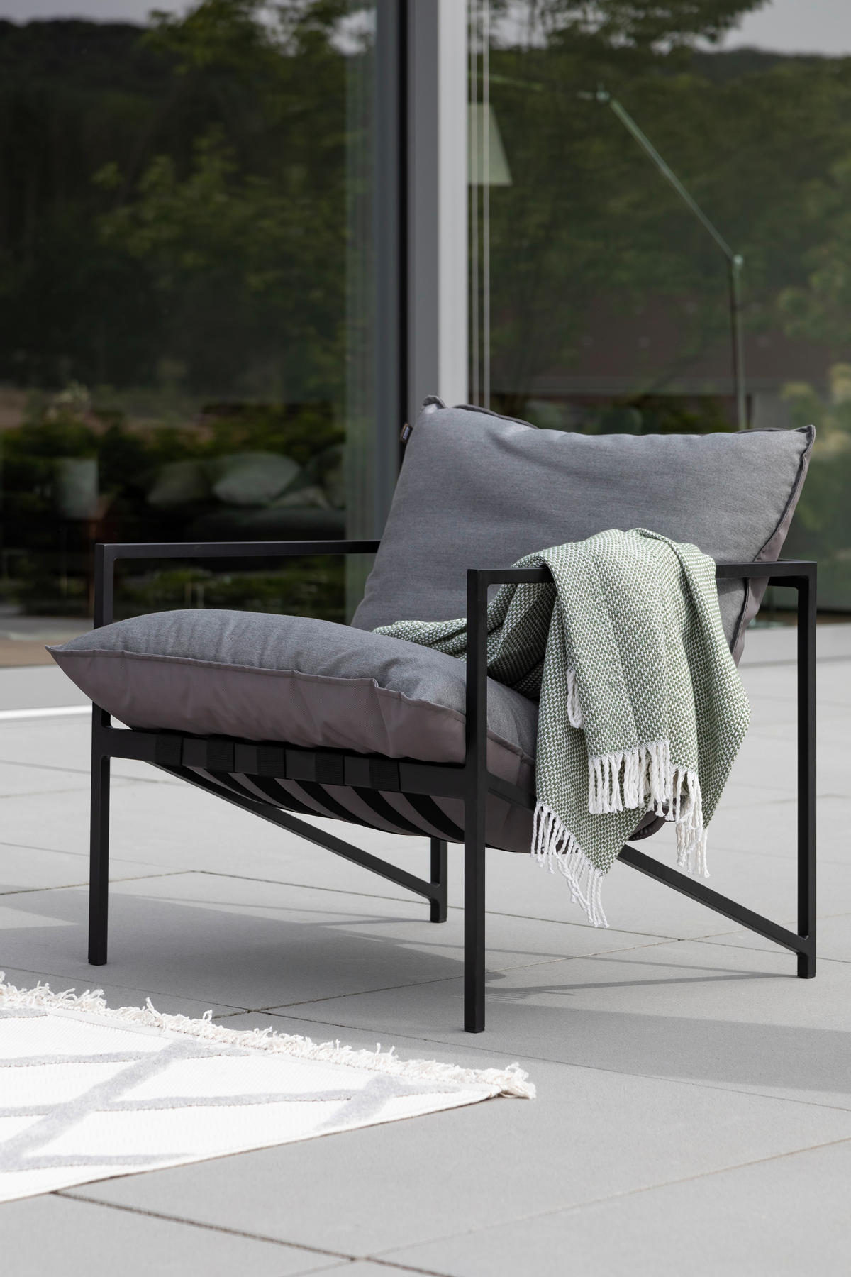 WEBTEPPICH 133/190 cm Summer Grau  - Grau, Basics, Kunststoff/Textil (133/190cm) - Schöner Wohnen