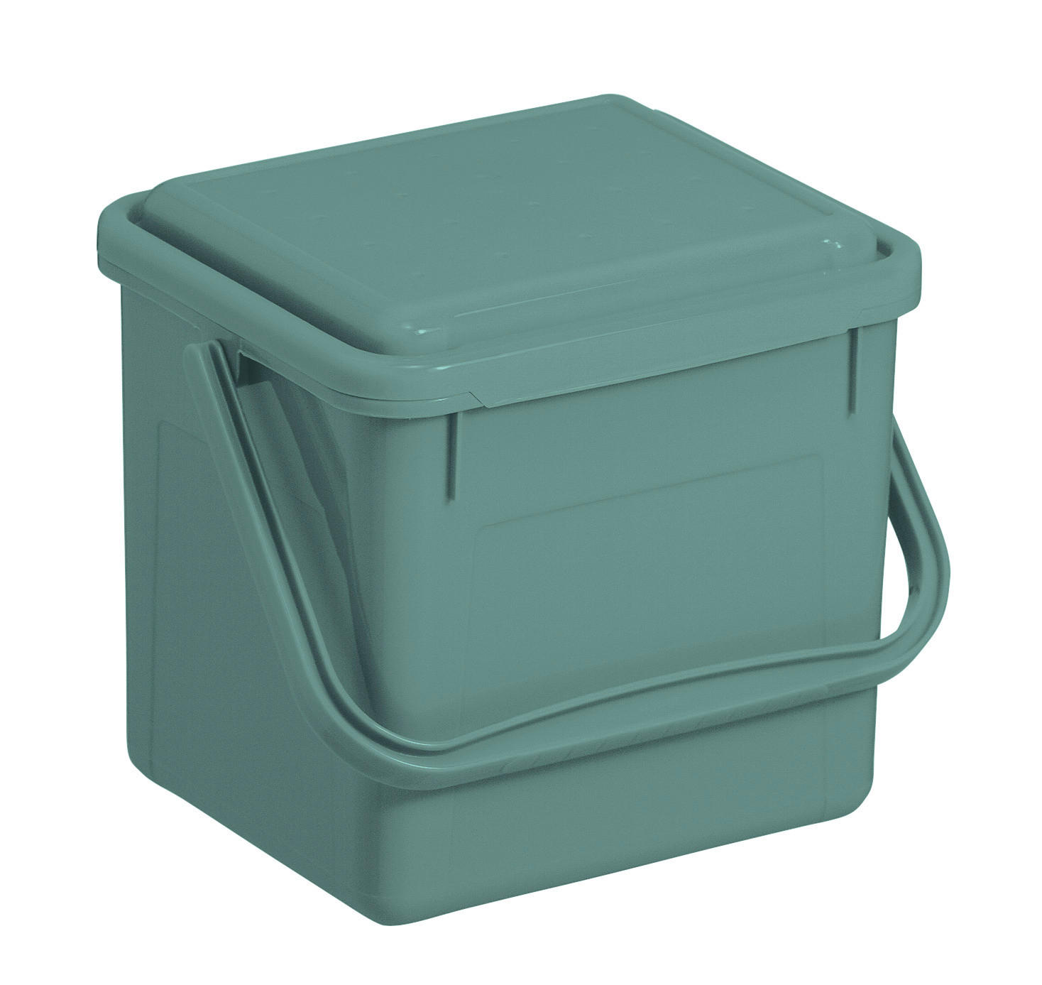 KBELÍK NA KOMPOST  5 l - zelená, Basics, plast (21/20/18cm) - Rotho