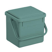 KBELÍK NA KOMPOST  5 l - zelená, Basics, plast (21/20/18cm) - Rotho