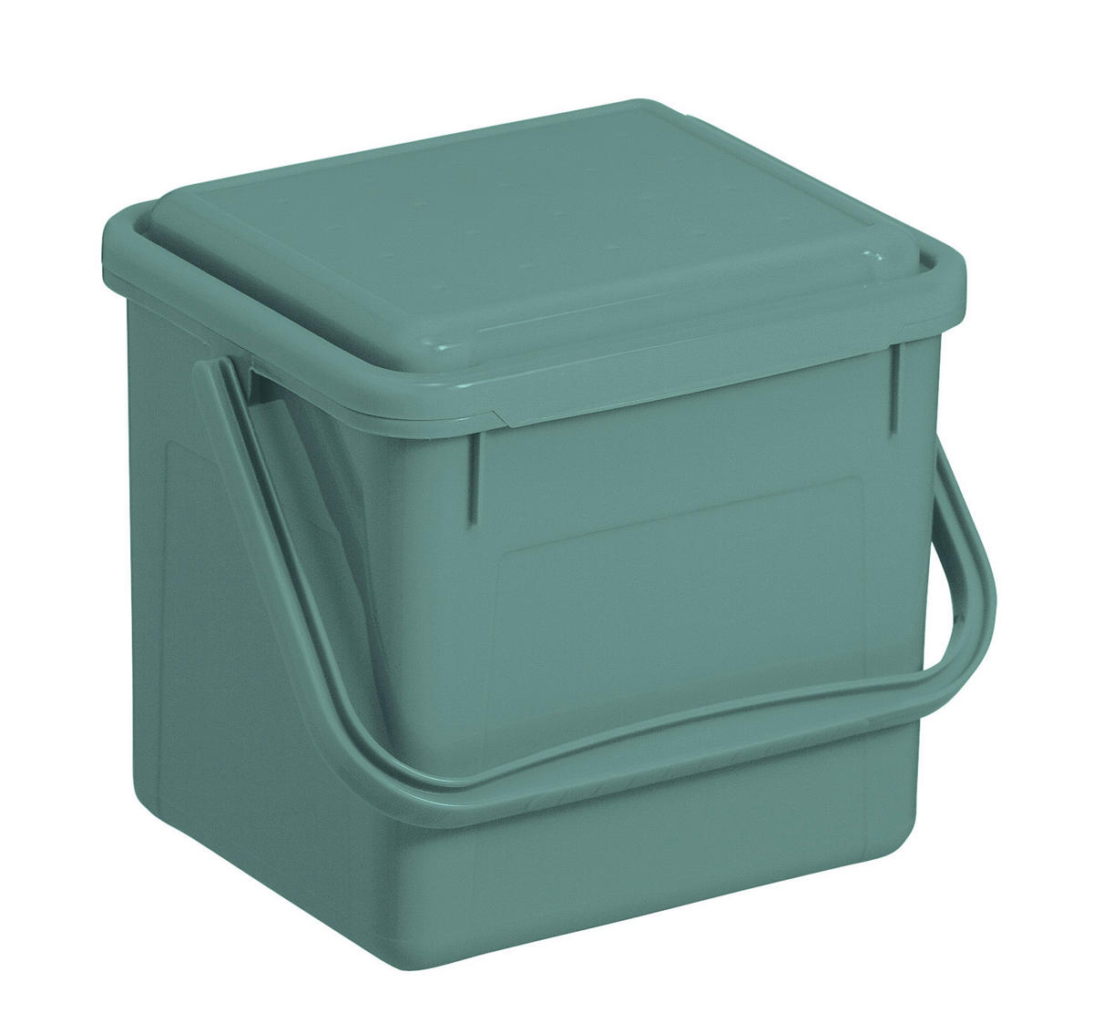 KBELÍK NA KOMPOST  5 l - zelená, Basics, plast (21/20/18cm) - Rotho