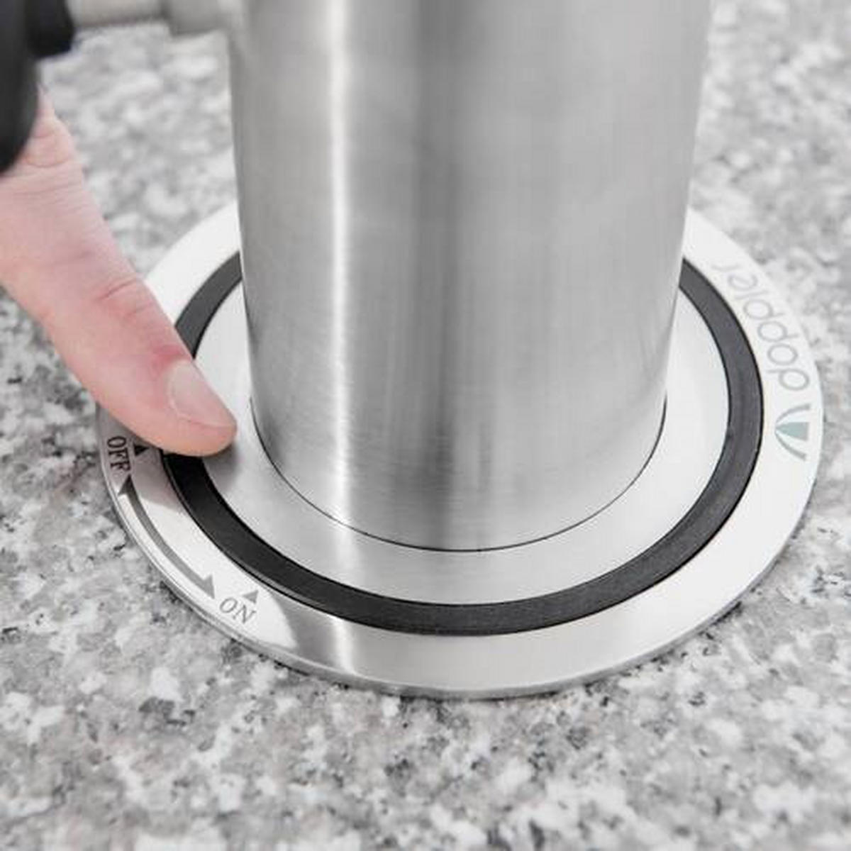 SONNENSCHIRMSTÄNDER Granit Grau  - Grau, Basics, Stein (56/9/56cm) - Doppler