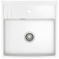 SPÜLE Kentro 60 / 59930112  - Weiß Hochglanz, Basics, Keramik (59,5/20,0/61,8cm) - Systemceram