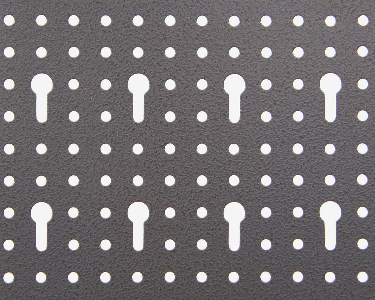 LOCHWAND  - Grau, Basics, Metall (119,5/59,5/2,5cm) - Ambia Garden